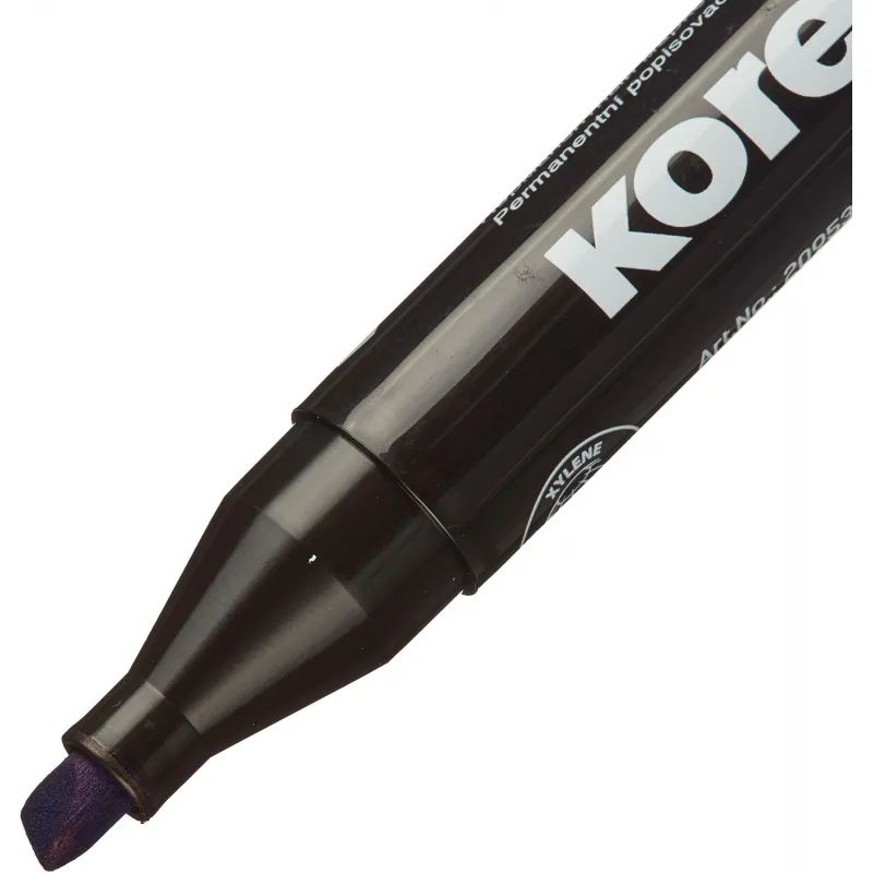 Маркер перманентный KORES синий 3-5 мм скошенный наконечник &#039;20953