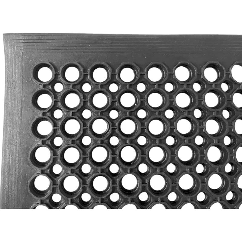 Коврик входной REM 60x90х1,4 см ячеистый окантовкой(резина)