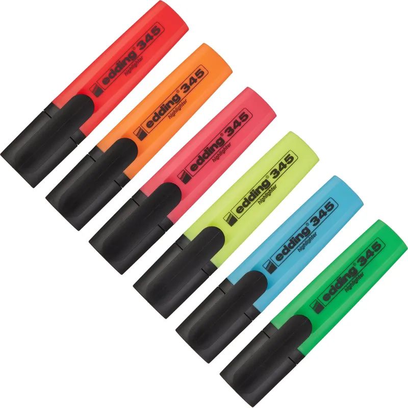 Набор текстовыделителей EDDING E-345/6S набор 6цв. 1-5мм