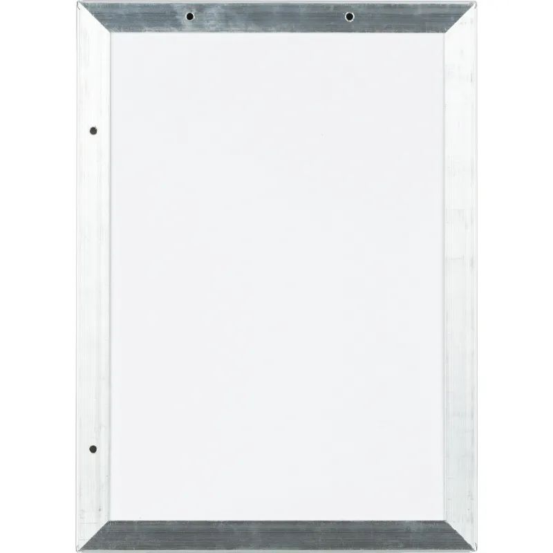 Рамка А4 21x30 см Комус/ATTACHE металлический багет 20мм серебристая