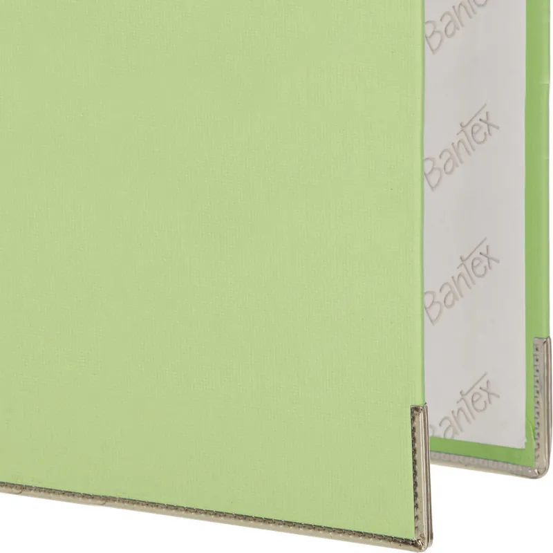 Папка-регистратор ECONOMY PLUS 50мм, лайм, ПБП1, карм.кор.,мет.уг