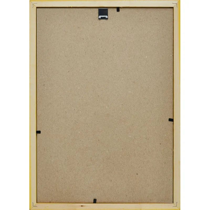 Рамка 21х30см деревянная, профиль №2, цвет &#039;ярко-ж