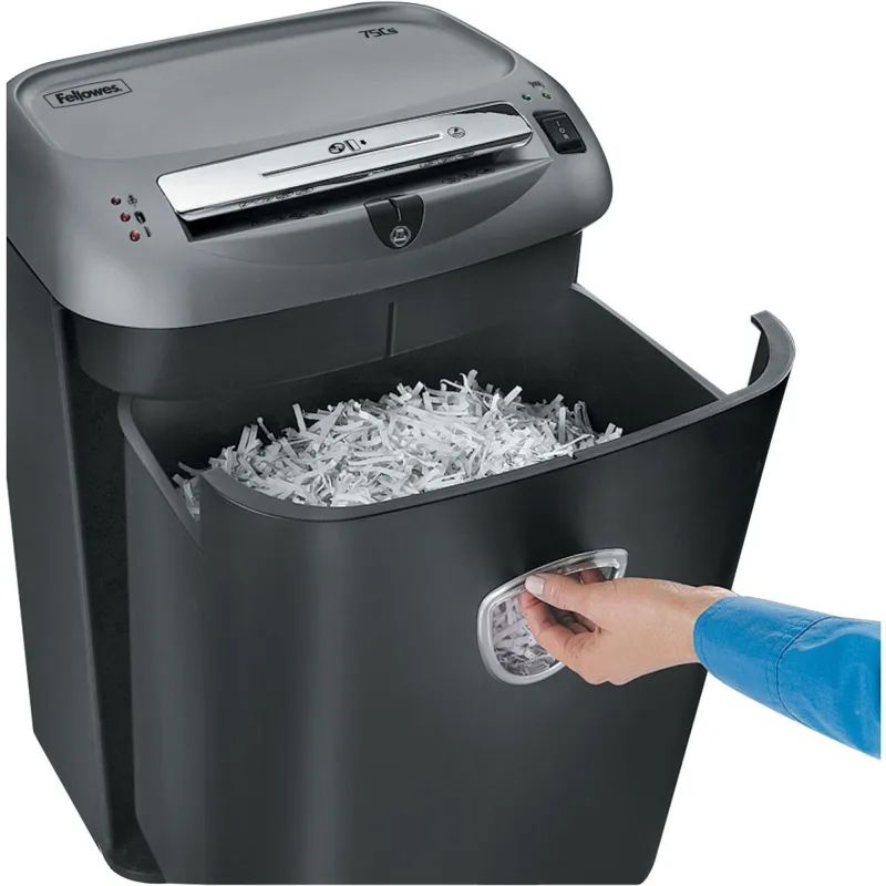Шредер (уничтожитель) Fellowes 75Cs, 4ур.секр., 12лист, 27л