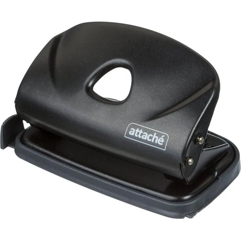 Дырокол Attache Power до 10л., металл., чёрный