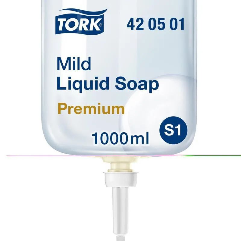 Картридж с жидким мылом Tork S1 крем 1л, 421501/420501