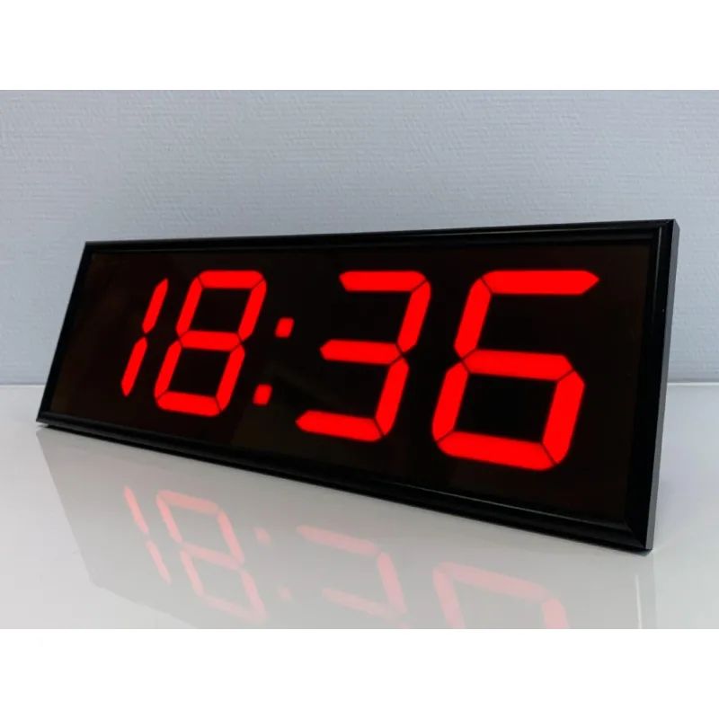 Часы электронные Импульс-NOVA-R, цвет свечения красный 0,5Кд, 450x150x55мм