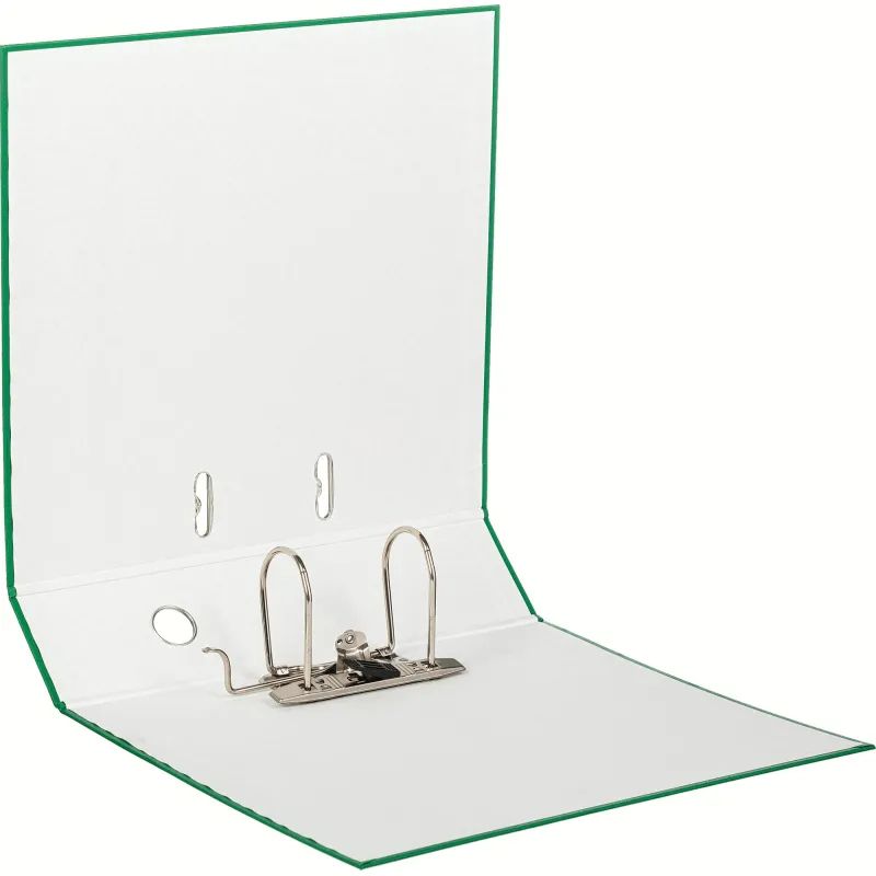 Папка-регистратор с арочн.мех.Attache Экономи 80 мм,зеленый,ПБП1,карм.кор