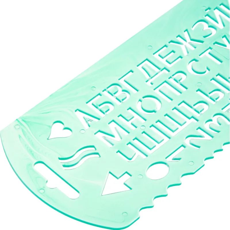 Трафарет букв и цифр с 13 символами &#039;ТТ31