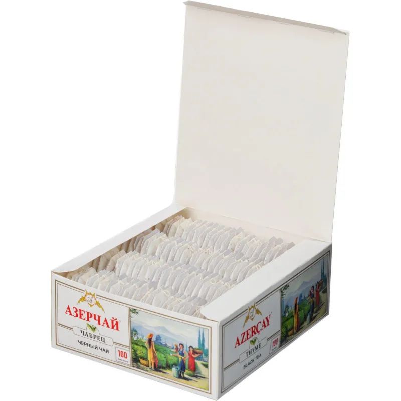 Чай Азерчай Букет черн. с чабрецом 100 пакx2гр/уп  209217/416029