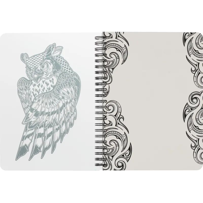 Тетрадь общая №1 School Сова 96л., пластиковая обл., запечат.лист, пружина