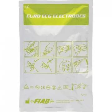 Электроды для ЭКГ однораз. 43х45 пена, тв.гель, унив., FIAB F9079/RU,50 шт/