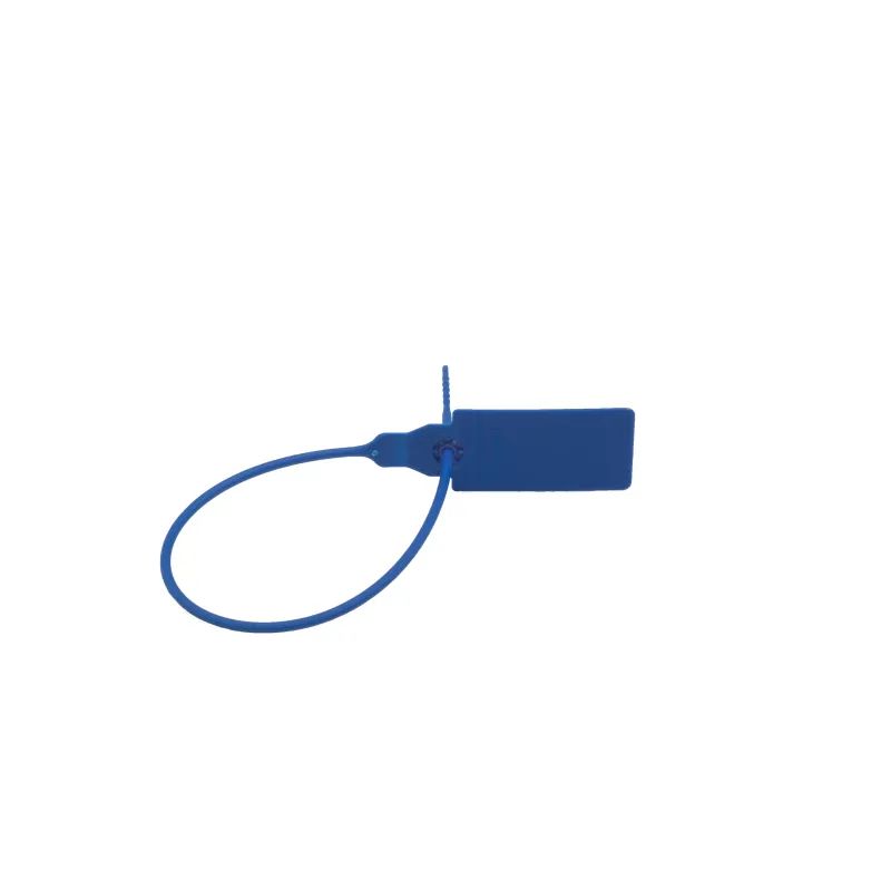 Пломба пластиковая номерная, одноразовая, 235 мм, синие, 1000 шт/уп