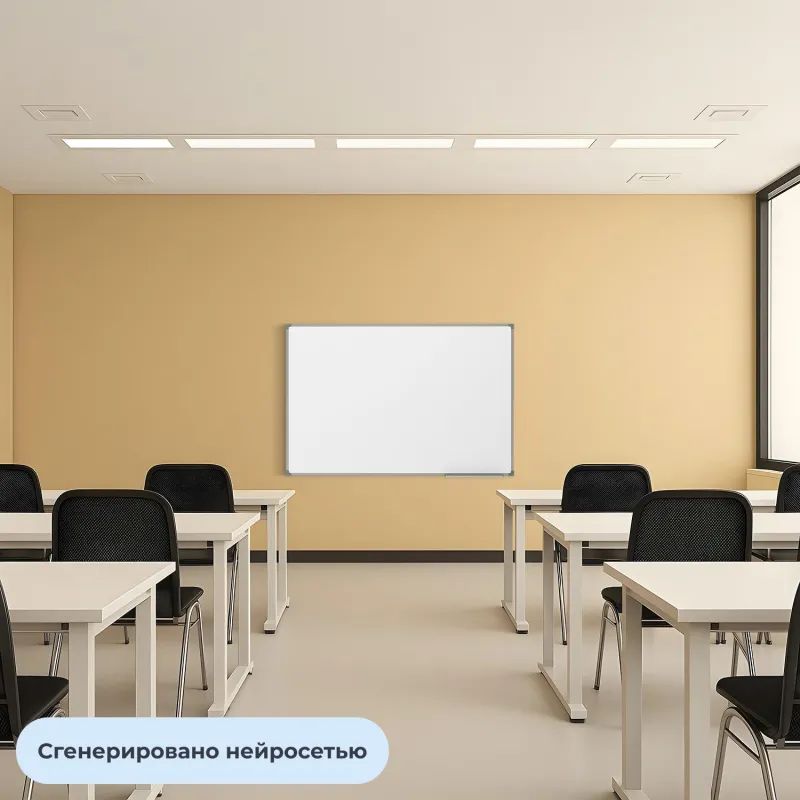 Доска магнитно-маркерная 1-элементная 90х120 (Мет.Проф., Стапь) Ф-90