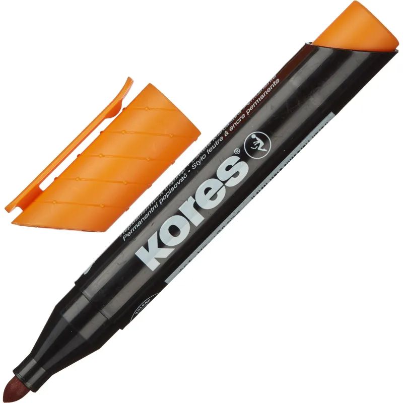 Маркер перманентный KORES набор 10 цв. 1,5-3 мм круглый наконечник &#039;20900