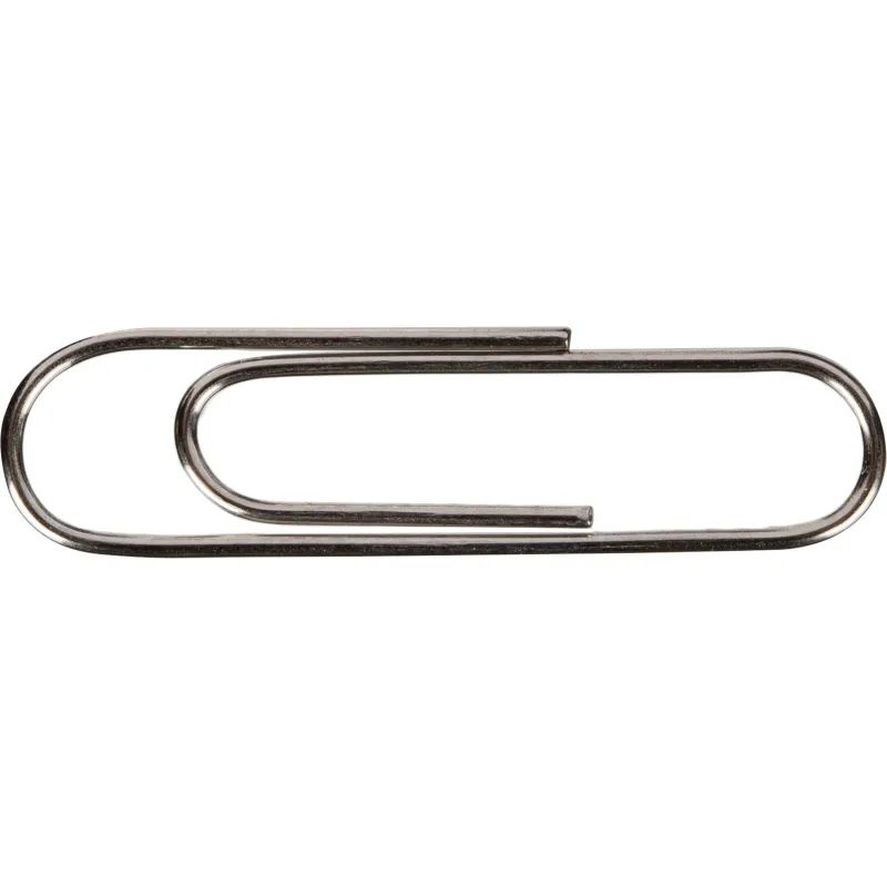 Скрепки Attache Economy никелированные, 28 мм, негофрированные, 100 шт/уп