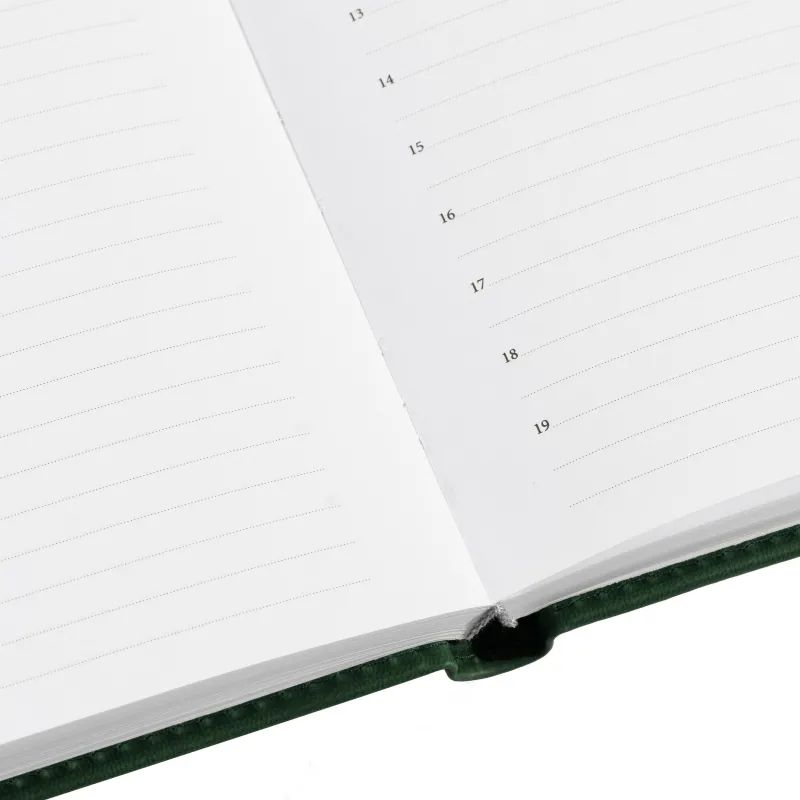 Ежедневник недатированный зеленый,А5,148х218,176л,ATTACHE Вива