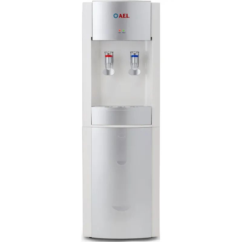 Кулер для воды AEL LD-AEL-28 white/silver напольный электронное охлаждение