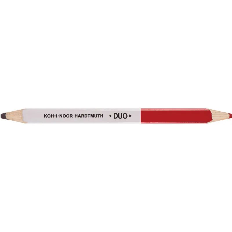 Карандаш чернографитный столярный двойной KOH-I-NOOR duo 1536 KIN 2шт/бл Че