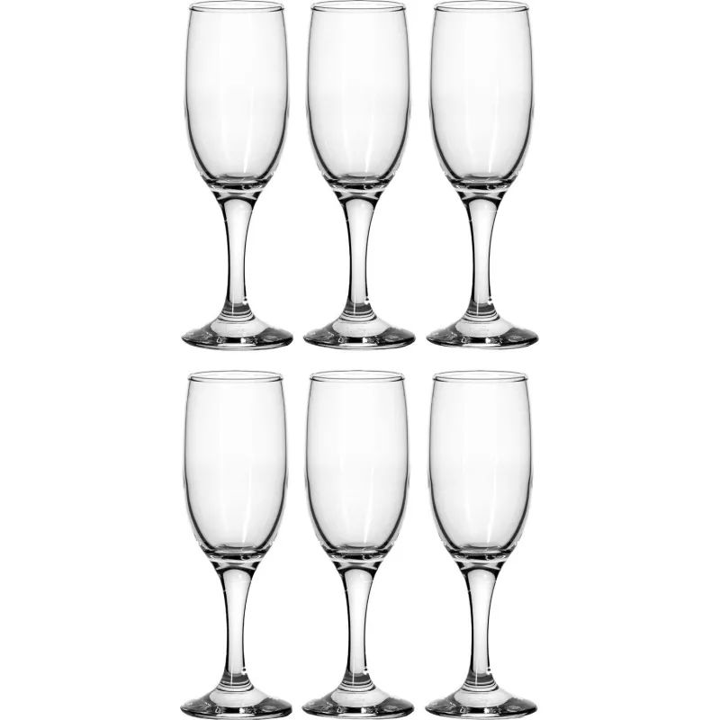 Набор бокалов (шампанское) БИСТРО 190мл 6шт/уп (44419B)