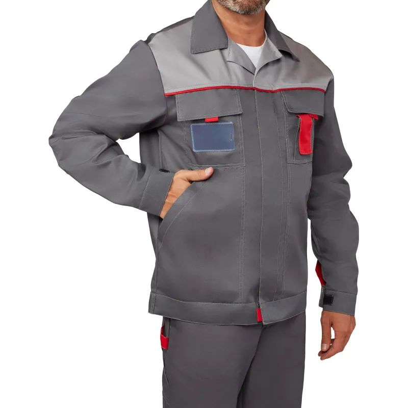 Костюм рабочий летний муж л10-КПК т-сер/св-сер(р.44-46)170-176 (серия Л)