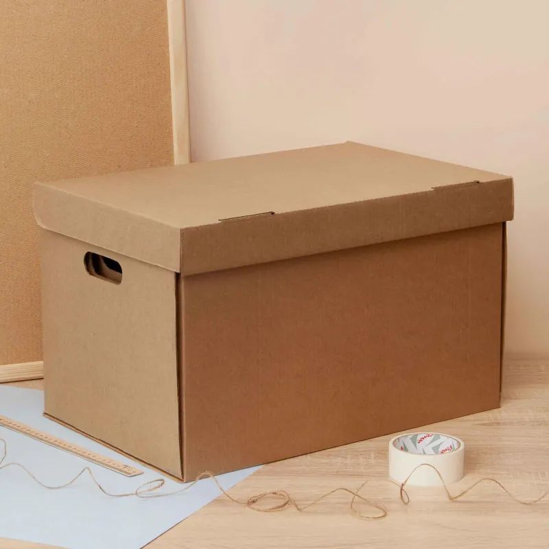 Короб архивный ДЕЛОПРОИЗВОДСТВО 480х325х295, Т24, уп 5 шт.