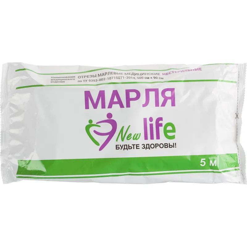 Перевяз. ср-ва Отрез марлевый 1м. пл.36г Навтекс/Life ШК45536