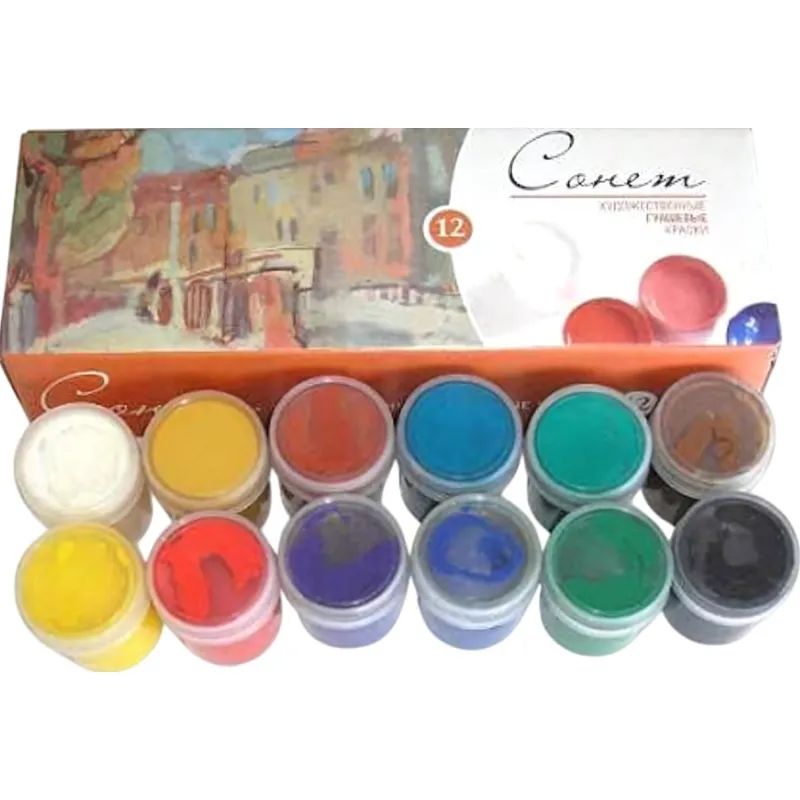 Гуашь Сонет 12цвх40мл 3641064