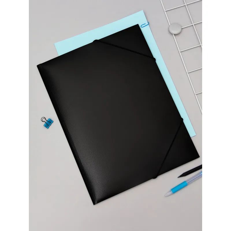 Папка на резинках ATTACHE F315/06 черная