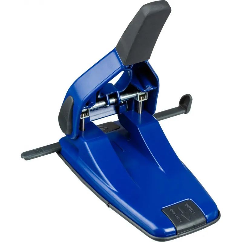 Дырокол SAX 618 до 65л., металл, с лин., синий, Австрия-Венгрия