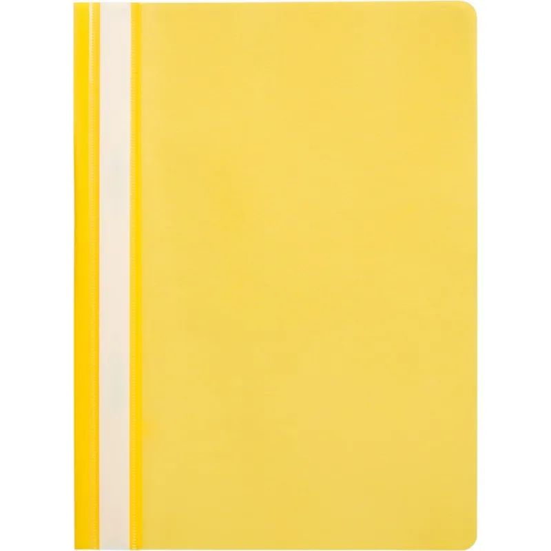 Скоросшиватель пластиковый A4 Attache Economy (100/110) жел 10шт/уп Россия