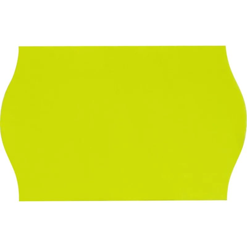 Этикет-лента 26х16 желт волна 1000шт/рул 10рул/уп