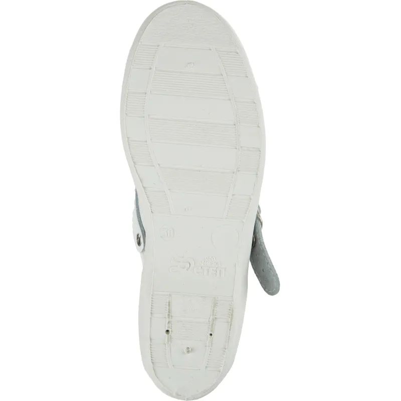 Сабо жен.нат.кожа цв.белый(р.38) (4-12-7)