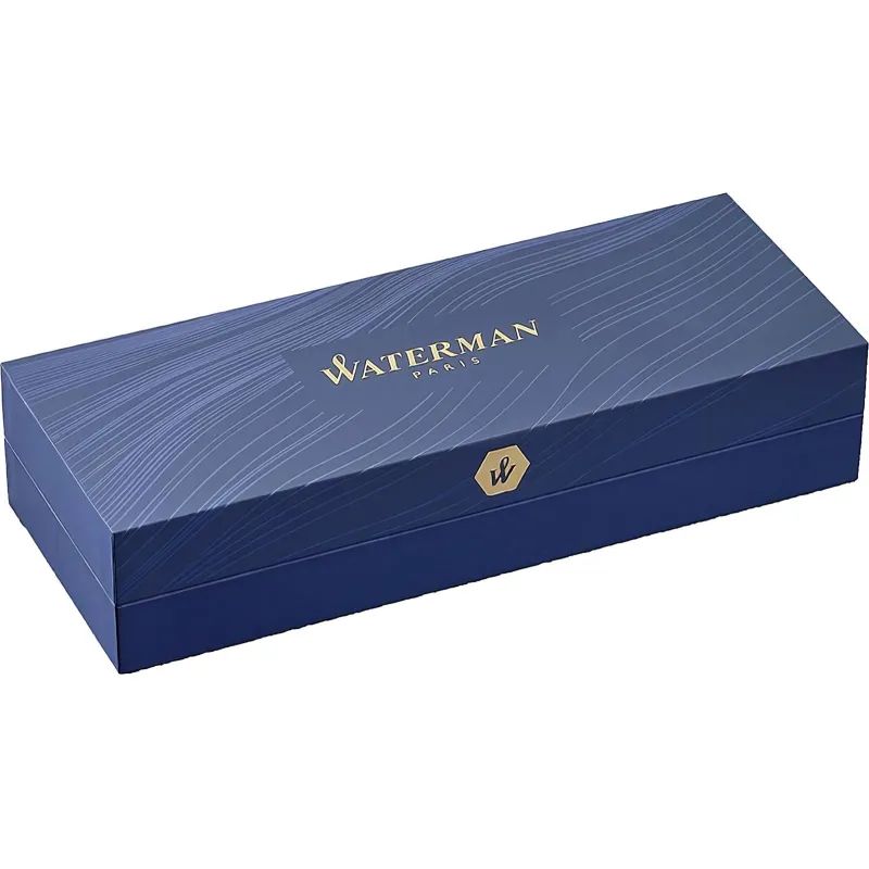 Ручка шариковая WATERMAN HEMISPHERE S0920370 сталь с позол лин сред чер син