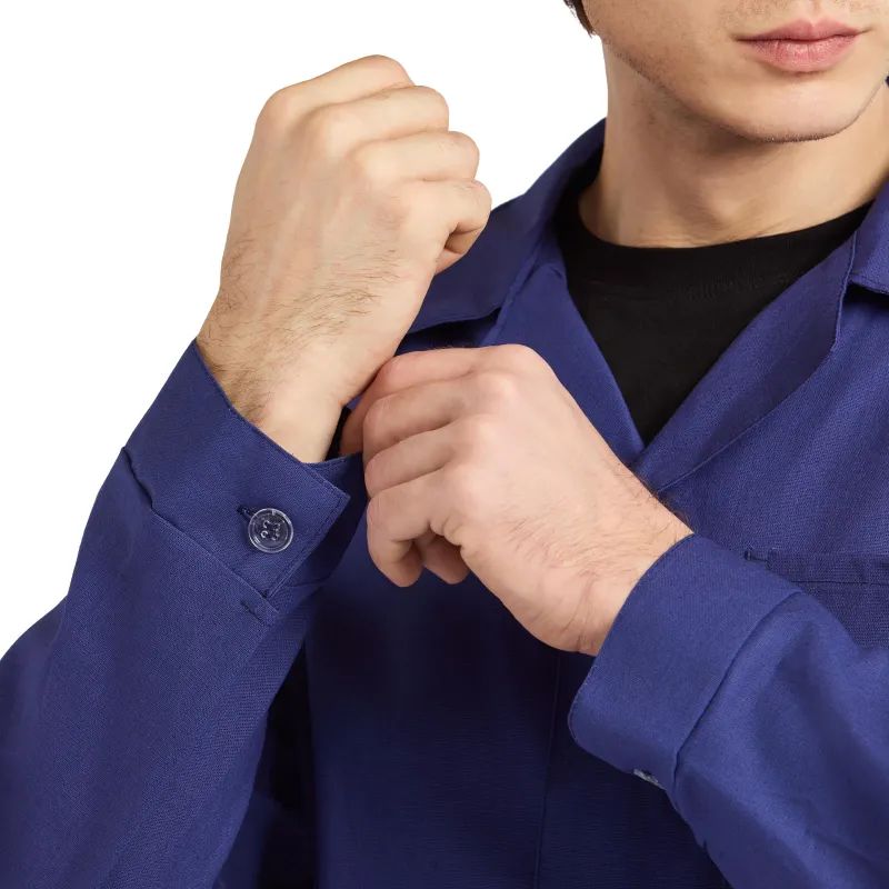 Халат мужской у02-ХЛ синий (р.48-50) 182-188