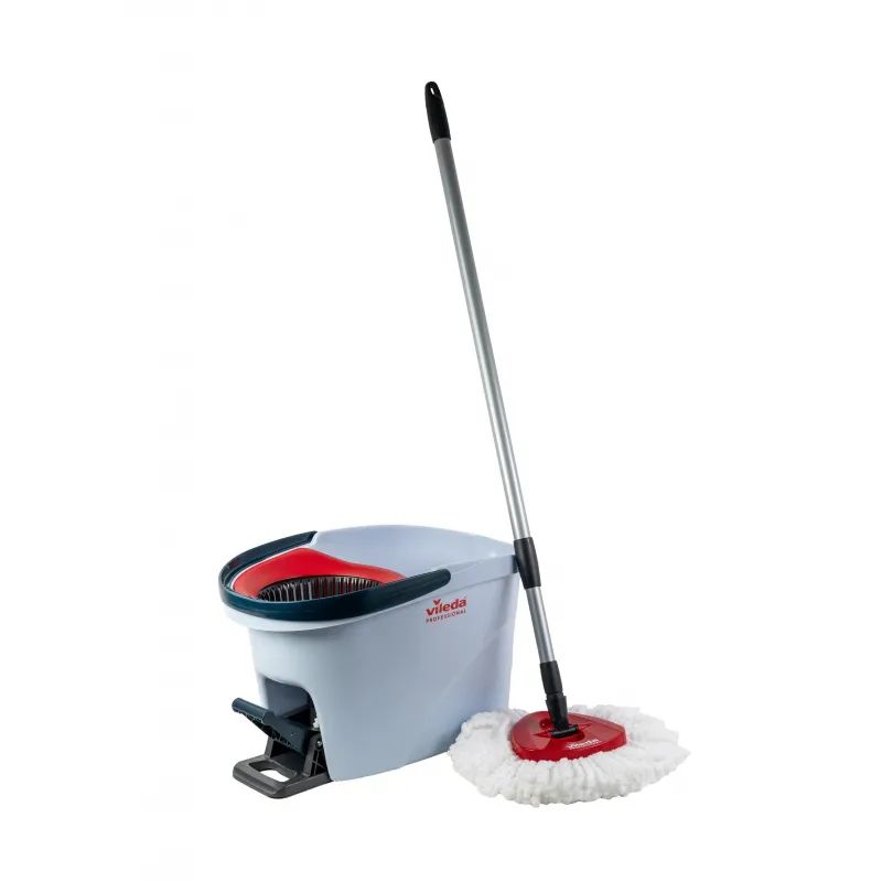 Комплект для уборки Vileda УльтраСпин Мини 158011 красный стелескоп.ручкой