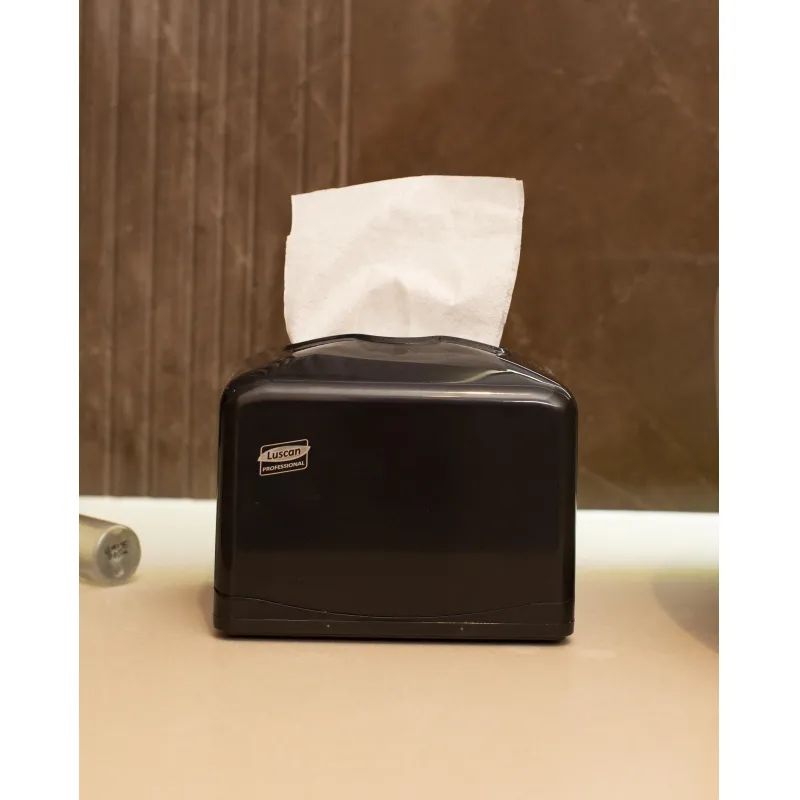 Диспенсер для салфеток Luscan Professional мини черный R-1332B