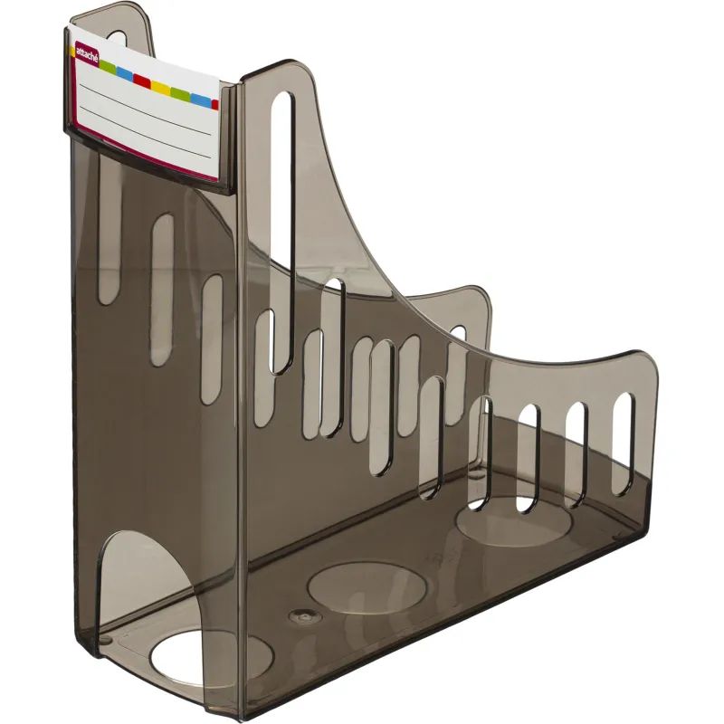 Лоток вертикальный Attache 100мм, 2шт./уп, тонировано-ч