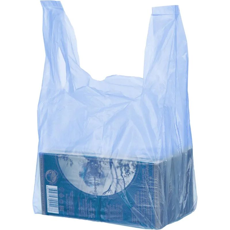 Пакет-майка ПНД 16+12х30 10мкм 100шт./уп.цветной/пол