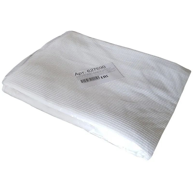 Полотенце вафельное 80х140 пл.160 гр/м2 отбеленное, 10шт.