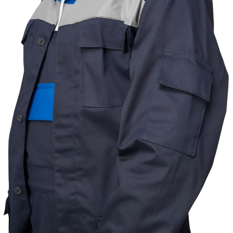 Костюм рабочий летний муж л05-КПК син/вас (р.52-54) 158-164 (Арсенал-СП)