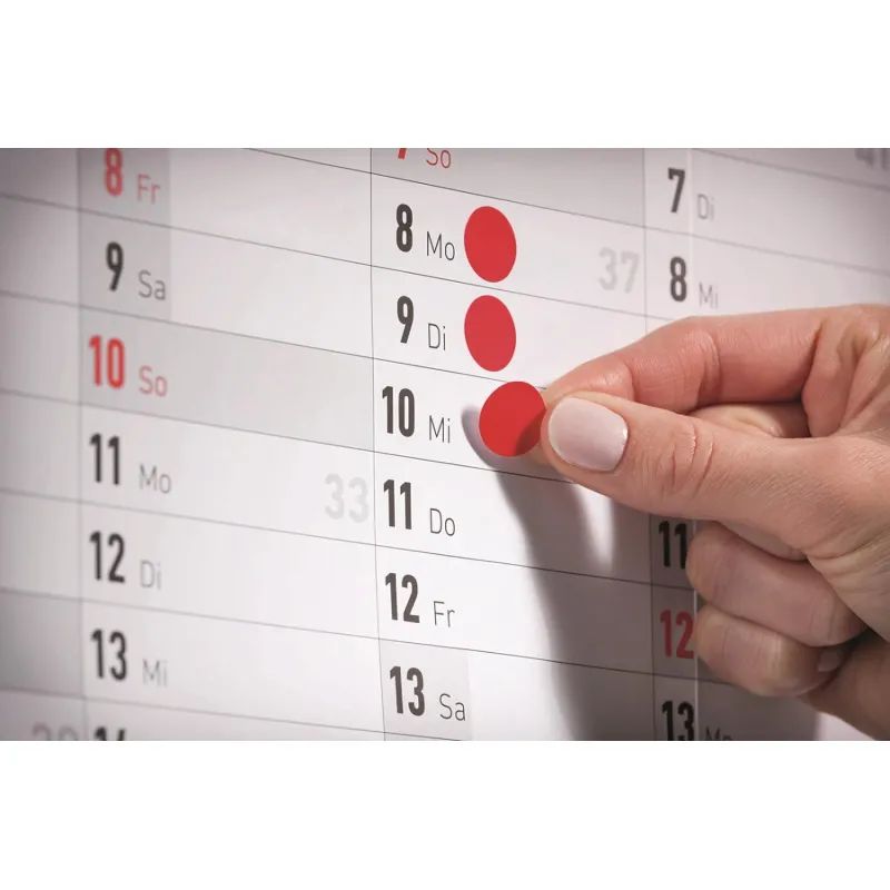 Этикетки самоклеящиеся точки  3088 d=12 мм, многоцветный, 270шт/уп