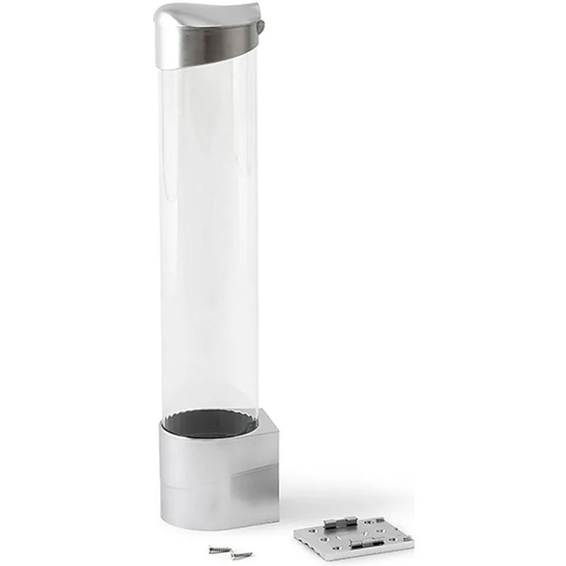 Держатель для стаканов на шурупах серебро