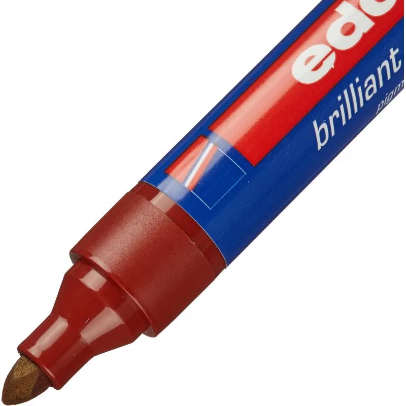 Маркер перманентный пигментный EDDING E-30/007 корич 1,5-3мм круг. након