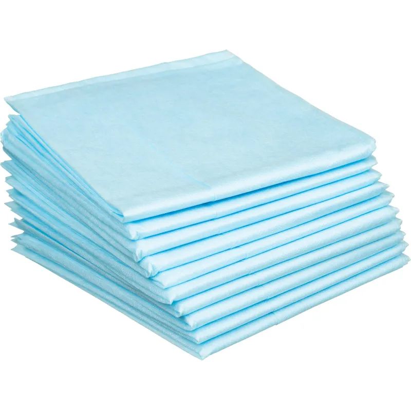 Простыня н/с 140х70см спанбонд пл.25, голубая, 20шт/уп  Гекса