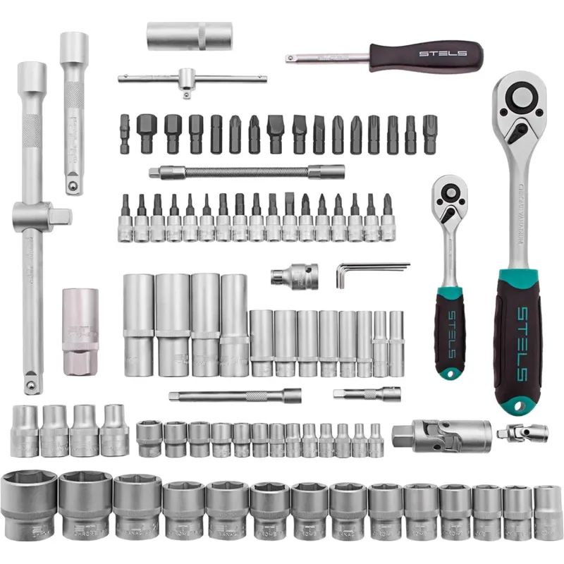 Набор инструмента STELS, CrV, 94 предмета, кейс(14106)