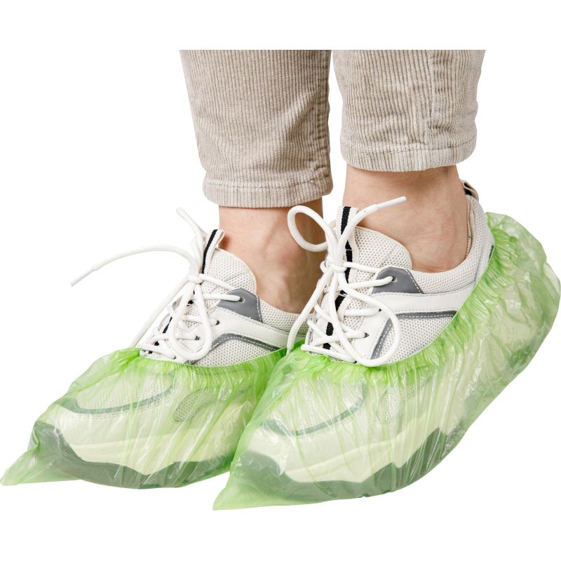 Бахилы н/с, п/э Стандарт 2,8г зеленый 50 пар/уп