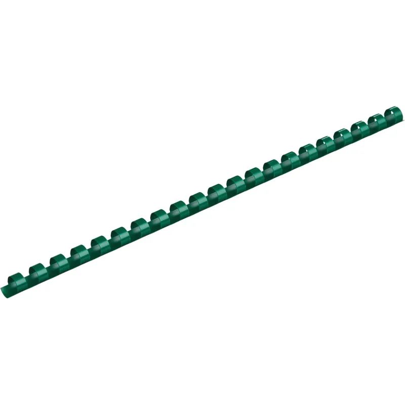 Пружины для переплета пластиковые Promega office 10мм зел. 100 шт.   /уп.