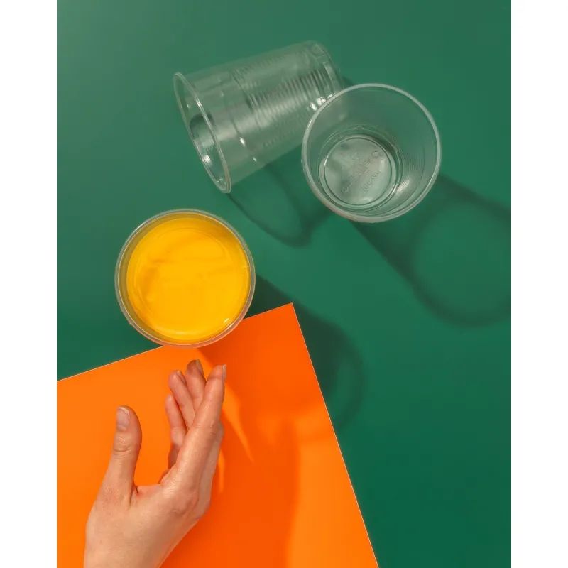 Стакан одноразовый 300мл прозр., для хол/гор., бюджет, КОМУС ПП 50шт/уп