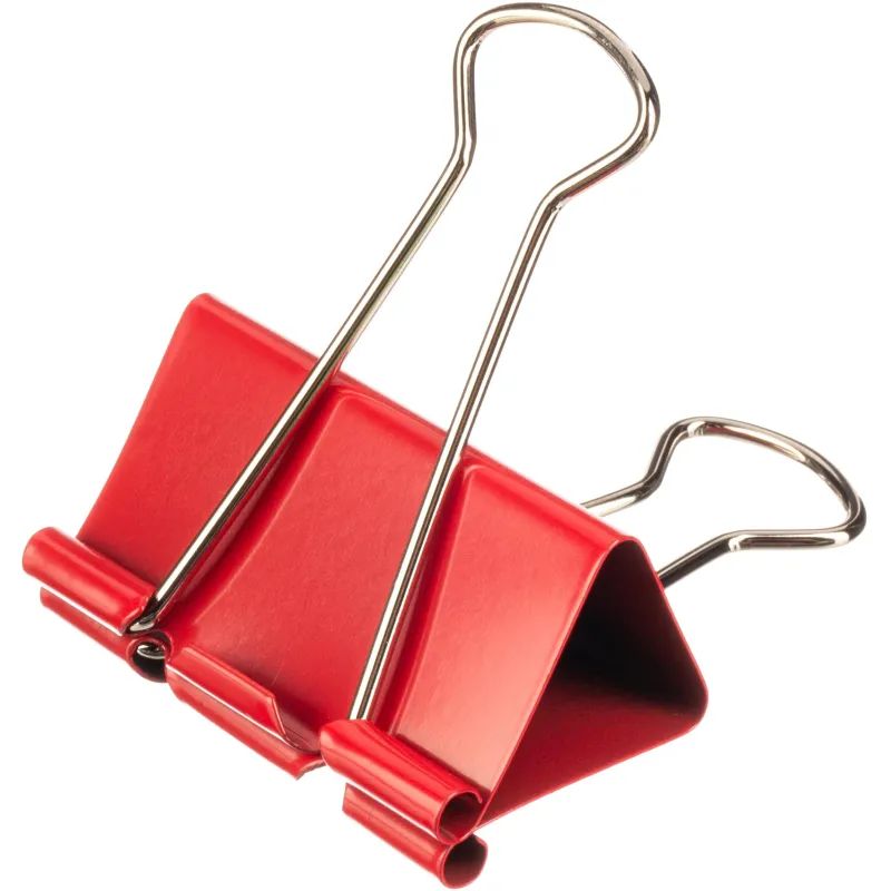 Зажимы для бумаг Attache Selection, 51мм, 12 шт, цветные, пласт.уп