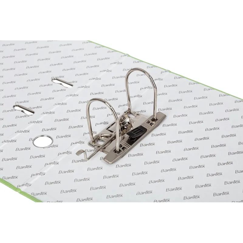 Папка-регистратор ECONOMY PLUS 80мм, лайм, ПБП1, карм.кор.,мет.уг